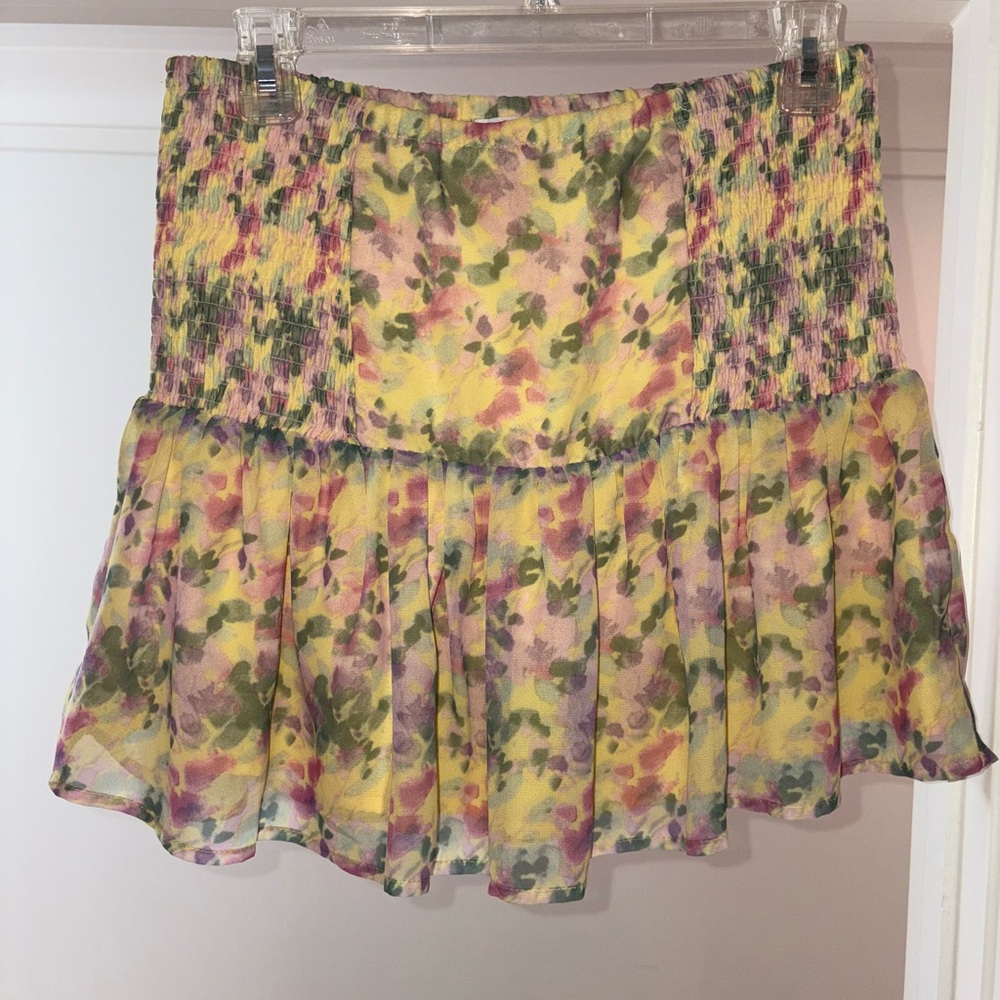 Harper Wren Floral Multicolor Women's Short Skirt